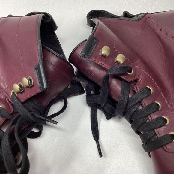 Timberland Maroon Waterproof Mid Cut Street Boots Size 8.5 Men’s - Picture 7 of 16